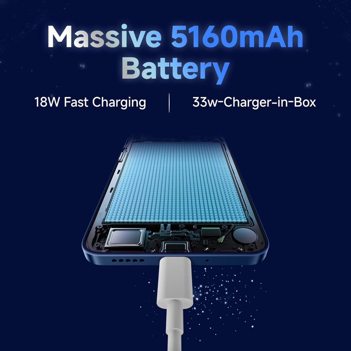 Redmi 14C 5G (Stargaze Black, 6GB RAM, 128GB Storage) | Superfast 4nm Snapdragon 4 Gen 2 | 120Hz 17.47cm (6.88”) Display | 5160mAh Battery | 50MP Dual Camera | Premium Starlight Design - Image 9