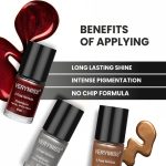 VERYMISS Premium Glitter Nail Polish 6ml | Smooth Application | Quick Drying | Paraben Free | Ultra Long Lasting Nail Paints - Pack of 1 (Rosey Glitter), Shimmery Finish - Image 5