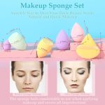 KIRA Makeup Sponge Set Beauty Blender with Egg Case, Soft Sponge For Liquid Foundation, Creams, and Powders Latex Free Wet and Dry Makeup (Multicolor 4 Big + 3 Mini + 4 Trangle -11 Pcs set) - Image 4