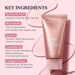 Vivue Korean Glass Skin Bio-Collagen Overnight Face Mask for Women, Deep Hydrating Overnight Skin Care Facial Masks, Pore Minimizing, Firming & Anti-Aging Hydrogel Mask for Glowing Skin(TUBE..75 ML) - Image 4