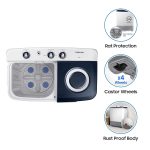 Samsung 6.5 kg, 5 star, Semi-Automatic Top Load Washing Machine (WT65R2200LL/TL, Air Turbo Drying, LIGHT GRAY) - Image 4