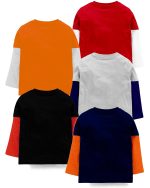 Kuchipoo Boys Full Sleeves Regular Fit Cotton T-Shirt - Image 2