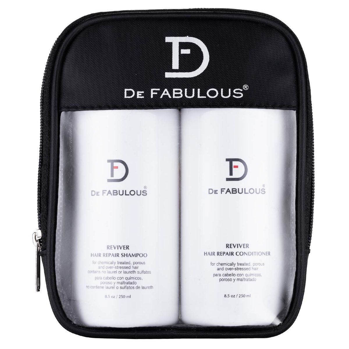 De Fabulous Reviver Hair Repair Shampoo & Conditioner 250ml (Combo Of 2) | Sulphate-Free pH Balanced | All Hair Types - Image 2