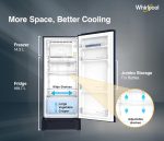 Whirlpool 184 L 5 Star Direct-Cool Single Door Refrigerator with Intellisense Inverter Compressor (205 WDE ROY 5S Inv SAPPHIRE SPRING-Z) - Image 4