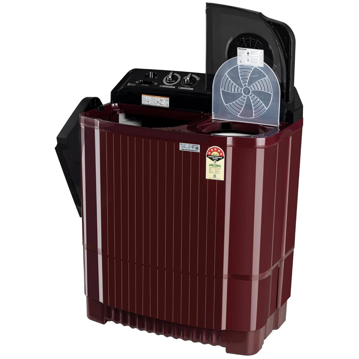 LG 11.5 kg, 5 Star, Roller Jet Pulsator with Soak, Wind Jet Dry Technology, Semi-Automatic Top Load Washing Machine (2025 Model, P115ASDAZ, Smart Filter & Rat Away feature) - Image 13