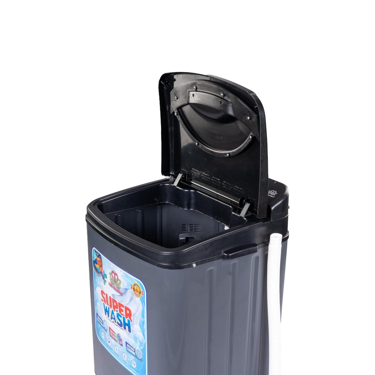 DMR-OW-75 Only Washer with 7.5Kg Washing Capacity and 1 Year Free Spare Supply Warranty. (Only Washer - No Spin dryer) (Black) - Image 4