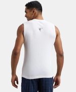 Jockey 9930 Men's Super Combed Cotton Rib Solid Slim Fit Round Neck Muscle Vest - Image 3
