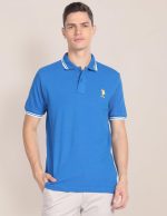 U.S. POLO ASSN. Men's Tipped Collar Pure Cotton Slim Fit Polo Shirt - Image 7