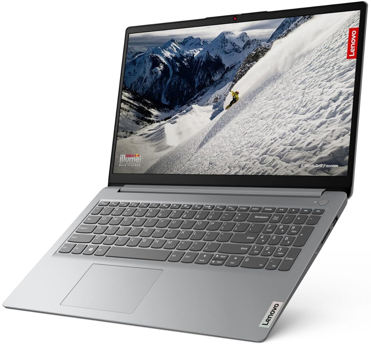Lenovo IdeaPad Slim 1 Intel® Celeron® N4020 15.6 inch (39.6cm) Thin & Light Laptop (8GB RAM/512GB SSD/Windows 11 Home/Office Home & Student 2024/1Yr ADP Free/Cloud Grey/1.54Kg), 82V700L2IN - Image 7