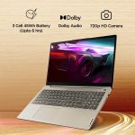 Lenovo IdeaPad Slim 3 AMD Ryzen 7 5700U 15.6" FHD Thin & Light Laptop (16GB/512GB SSD/Windows 11/Office 2021/1Yr ADP Free/Arctic Grey/1.65Kg), 82KU024JIN - Image 2
