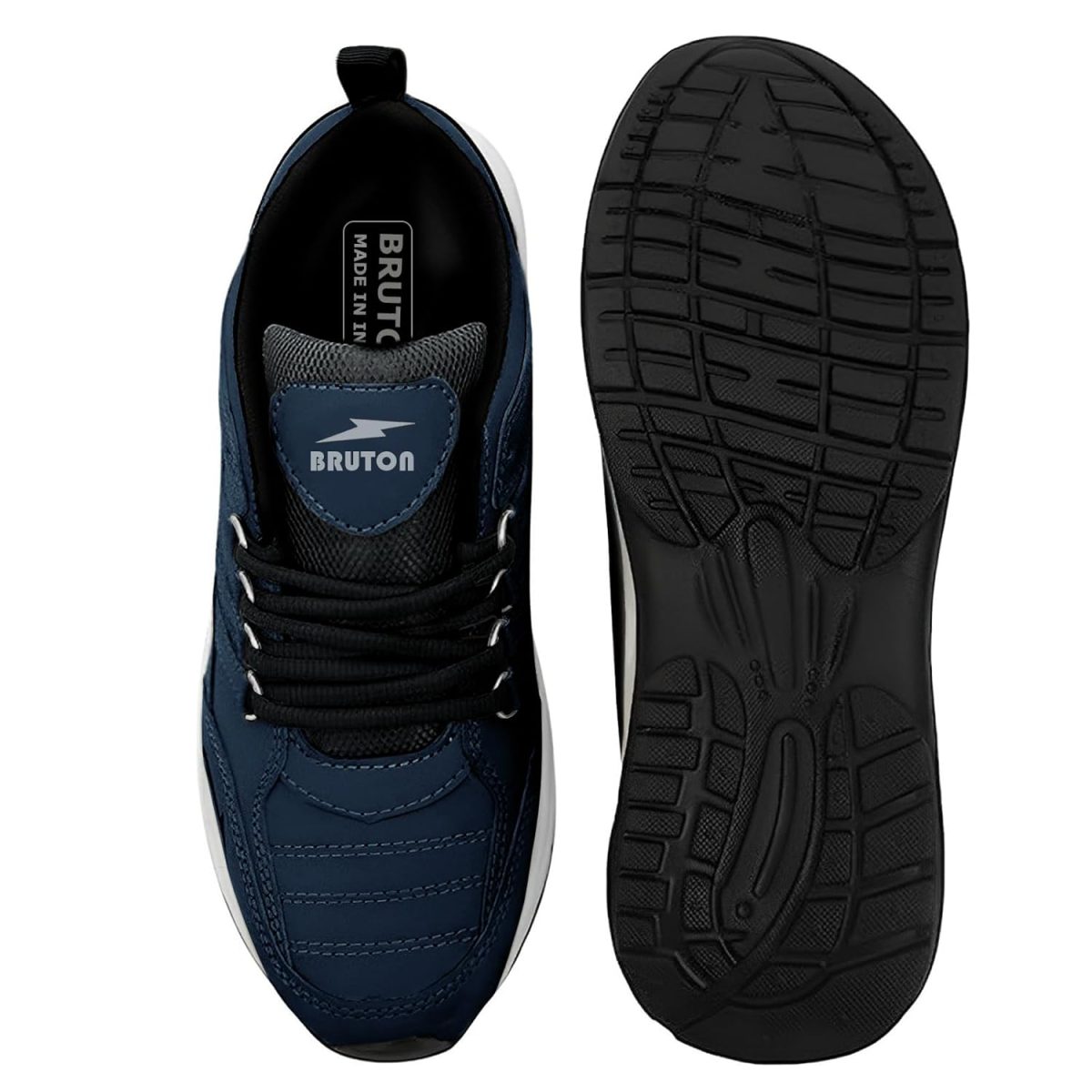 BRUTON EVA Lite Sport Shoes Running Shoes for Men- Blue - Image 3