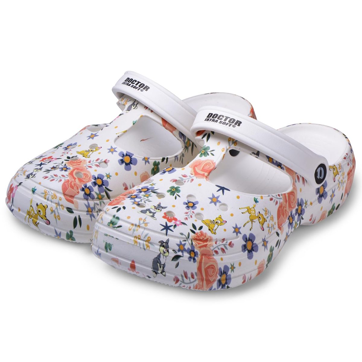 DOCTOR EXTRA SOFT Women's Classic Casual Clogs/Sandals with Adjustable Back Strap for Adult | Comfortable & Light Weight | Stylish & Anti-Skid | Waterproof & Everyday Use Mules for Girls & Ladies D-512 - Image 6