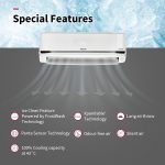 Hitachi 2 Ton Class 5 Star, 4-Way Swing, ice Clean, Xpandable+, Inverter Split AC (100% Copper, Dust Filter, 5500STXL RAS.V522PCBISH1, White) - Image 8