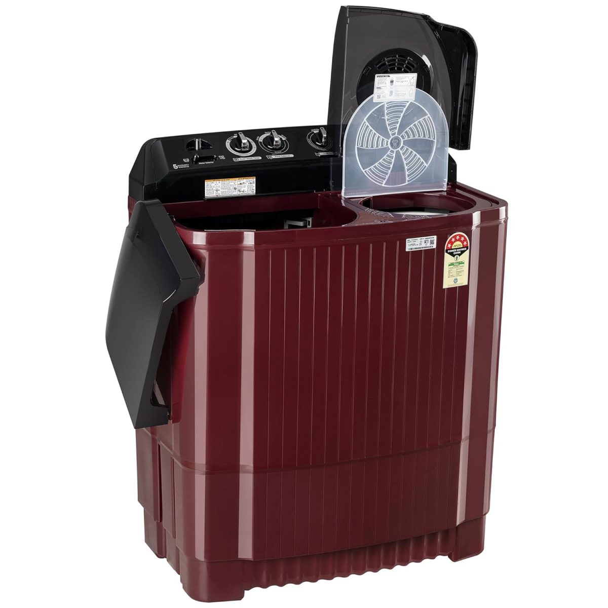 LG 11.5 kg, 5 Star, Roller Jet Pulsator with Soak, Wind Jet Dry Technology, Semi-Automatic Top Load Washing Machine (2025 Model, P115ASDAZ, Smart Filter & Rat Away feature) - Image 12