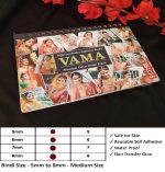 VAMA Self-Adhesive Skin Simple Plain Round Multicolour Kumkum Sticker Bindiya Bindis Spiral Bindi Booklet for Women (Pack of 948 - Bindi Book)17 x 10 x 1 Centimeters - Image 4