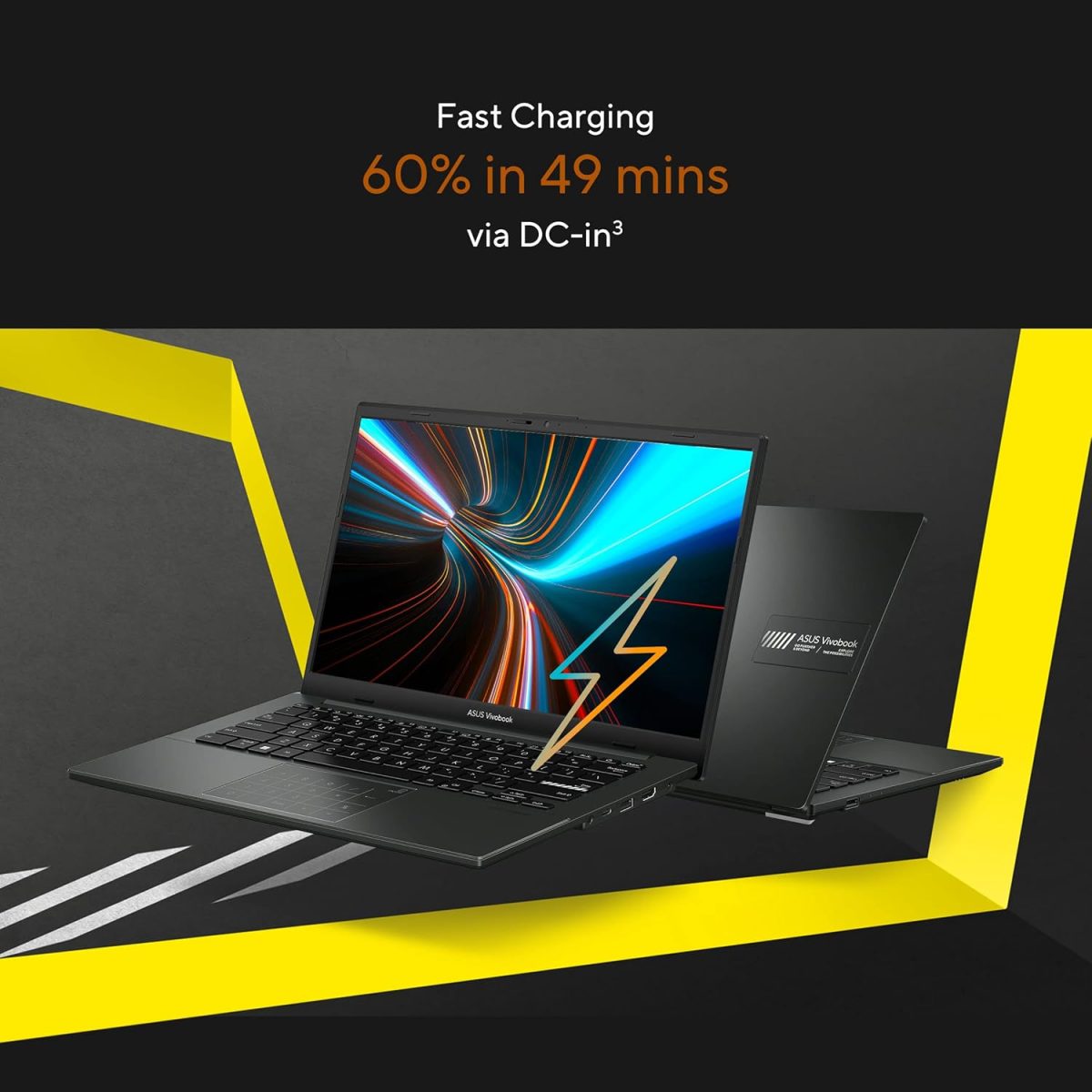ASUS Vivobook Go 14, AMD Ryzen 3 7320U,Thin & Light (AMD Radeon iGPU/8GB RAM/512GB SSD/FHD/14/60Hz/42WHrs/Windows 11/M365 Basic (1Year)*/Office Home 2024/Mixed Black/1.38 kg) E1404FA-NK3325WS - Image 9