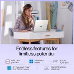 HP 15s, 12th Gen Intel Core i3-1215U, 8GB DDR4, 512GB SSD (Win 11, Office 21, Silver, 1.69kg) Anti-Glare, 15.6-inch (39.6cm), FHD Laptop, Intel UHD Graphics, HD Camera, Dual Speakers, fq5326TU - Image 3