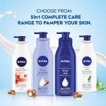 NIVEA Cocoa Nourish 400ml Body Lotion with Deep Moisture Serum| 48 H Moisturization | With Cocoa Butter & Coconut Oil | Non Greasy & Healthy Looking Skin |For Very Dry Skin - Image 6