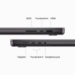 Apple 2023 MacBook Pro (16-inch, Apple M3 Max chip with 16‑core CPU and 40‑core GPU, 48GB Unified Memory, 1TB) - Space Black - Image 5