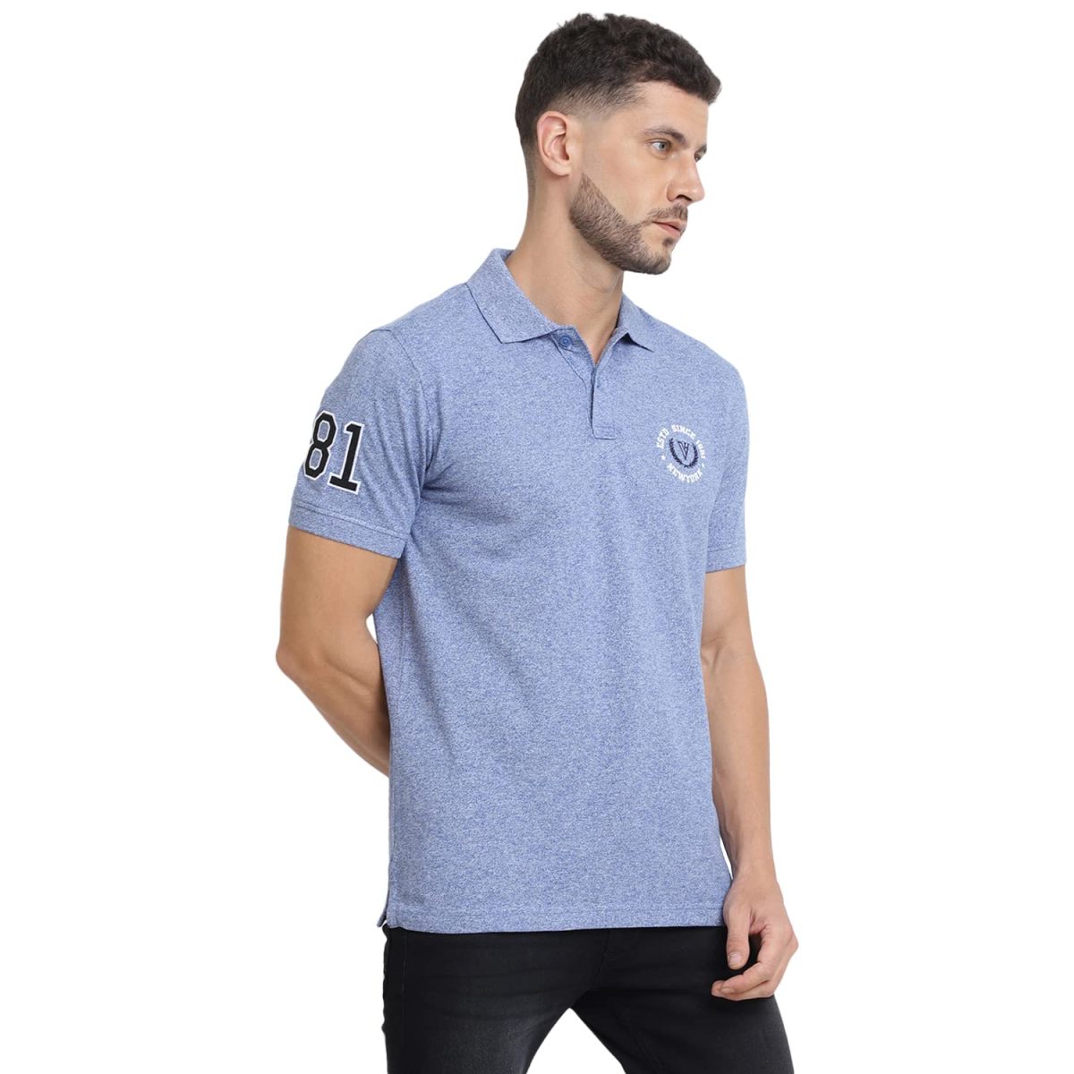 Van Heusen Men's Cotton Regular Fit T-Shirt - Image 2
