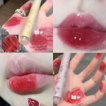 Gege Bear 6-Piece Heart-Shaped Jelly Lip Gloss Set, Hydrating Lipstick for Women and Girls, Moisturizing Non-Sticky Formula, Perfect for Everyday Use (6 Pcs Set, 3.2g each) - Image 8