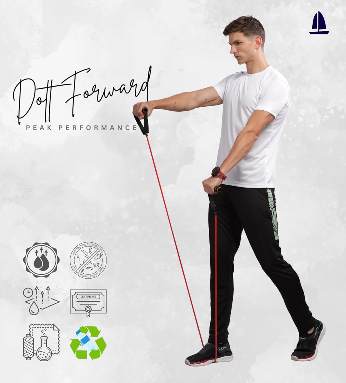 Men's Regular Fit Quick-Dry Active T-Shirt for Gym & Sports – Stylish, Comfortable, and Perfect for Workouts & Everyday Wear - Image 5
