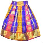 AMIRTHA FASHION Girls Traditional Lehenga Choli MADHURA CHILD PATTU WITH WAIST BELT (HWBM) - Image 3