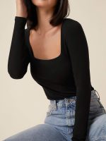 Aahwan Women's & Girls' Solid Long Sleeve Slim Fit Top/T-Shirt - Image 4