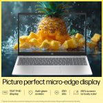 HP 15, AMD Ryzen 3 7320U Laptop (8GB LPDDR5, 512GB SSD) Anti-Glare, Micro-Edge, 15.6"/39.6cm,FHD, Win 11, Silver, 1.59kg, AMD Radeon Graphics, 1080p HD Camera, fc0154AU - Image 5