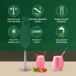 PHILIPS HL1655/00 Hand Blender | Powerful 250W Motor | with Rust free steel arm | Easy single trigger operation | Specially designed blades | Wall bracket for easy storage, 2year warranty Blue & White - Image 2