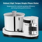 Butterfly Smart Wet Grinder, 2L (White) with Coconut Scrapper Attachment, Output - 150 W, Input 260 W - Image 4