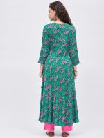 Tissu Women's Rayon Floral Regular Kurta - Image 5