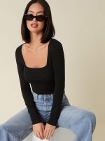 Aahwan Women's & Girls' Solid Long Sleeve Slim Fit Top/T-Shirt - Image 3