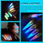 THR3E STROKES Gel Nail Polish Neon Gel Nail Polish Set Fluorescent Gel Polish Luminous Glow in Dark Gel Polish Orange Hot Pink Blue Yellow Green Purple Vibrant Spring Summer Gel Polish 7ML (UV/LED LIGHT REQUIRED) - Image 2