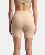 Jockey 1529 Women's High Coverage Super Combed Cotton Elastane Stretch Mid Waist Shorties with Concealed Waistband - Image 3