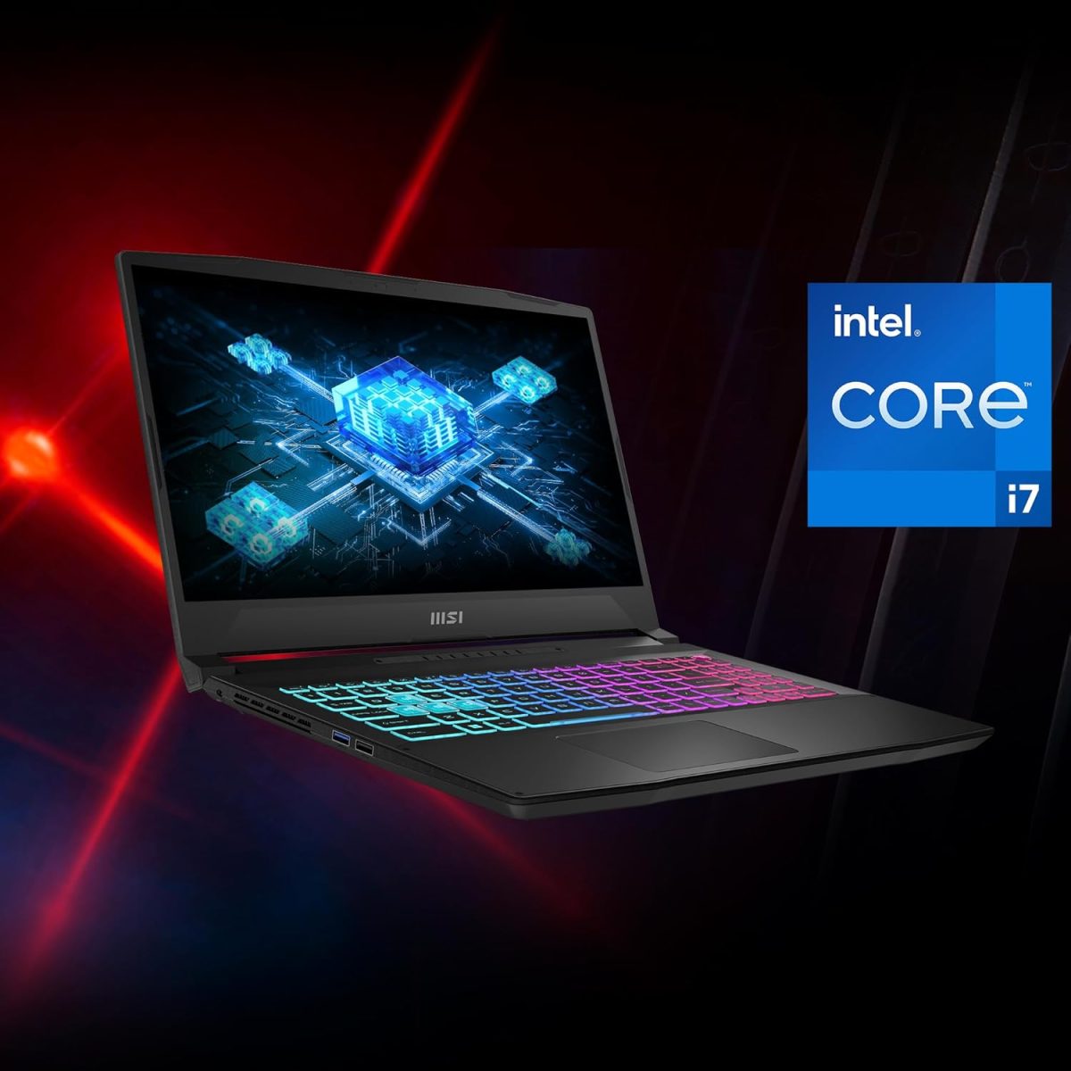 MSI Katana 17, Intel 13th Gen. i7-13620H, 44CM FHD 144Hz Gaming Laptop (16GB/512GB NVMe SSD/Windows 11 Home/Nvidia GeForce RTX2050, 4GB GDDR6/Black/2.6Kg), B13UCXK-256IN - Image 4
