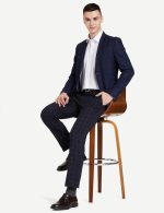 Amazon Brand - Symbol Men's Solid Cotton Formal Shirt | Plain | Full Sleeve - Regular Fit (Available in Plus Size and Combo Packs) - Image 3