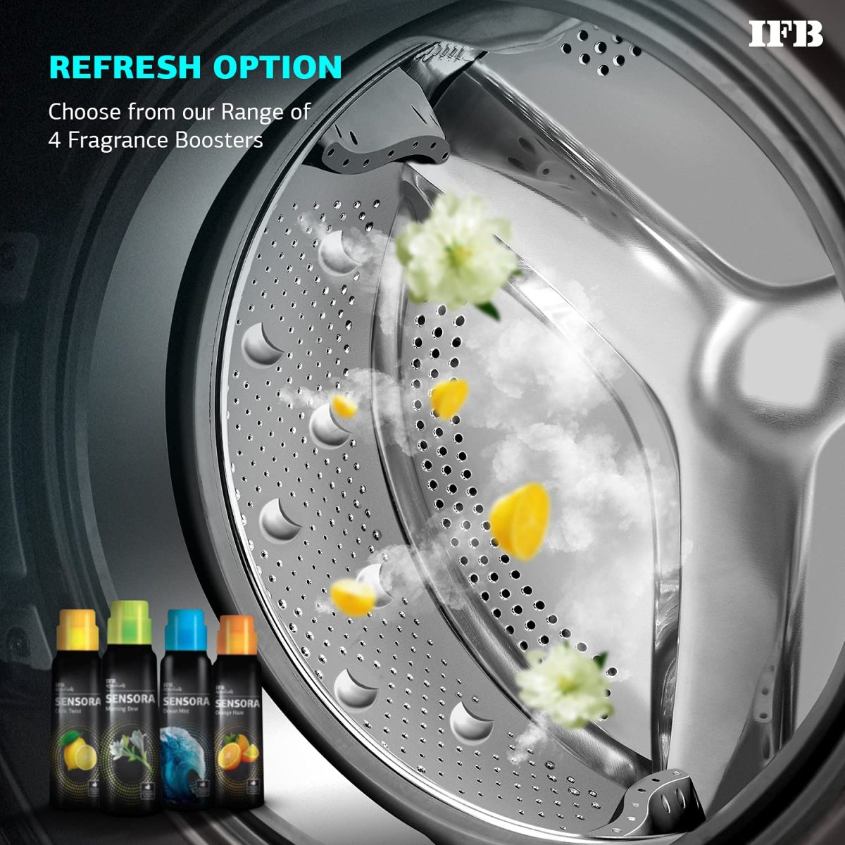 IFB Laundrimagic 3-in-1 8.5 Kg/6.5 Kg/2.5 Kg Inverter Washer Dryer Refresh (Executive ZXM, Mocha) - Image 7