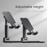 Ambrane Mobile Holding Tabletop Stand, 0-135 Perfect View, Height Adjustment, Wide Compatibility, Multipurpose, Anti-Skid Design (Twistand, Black) - Image 6