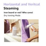Xiaomi Handheld Garment Steamer, Foldable travel steam iron for clothes, Vertical and Horizontal, Powerful 1300 Watt fast heat up, Kills 99.9%* bacteria, White - Image 5