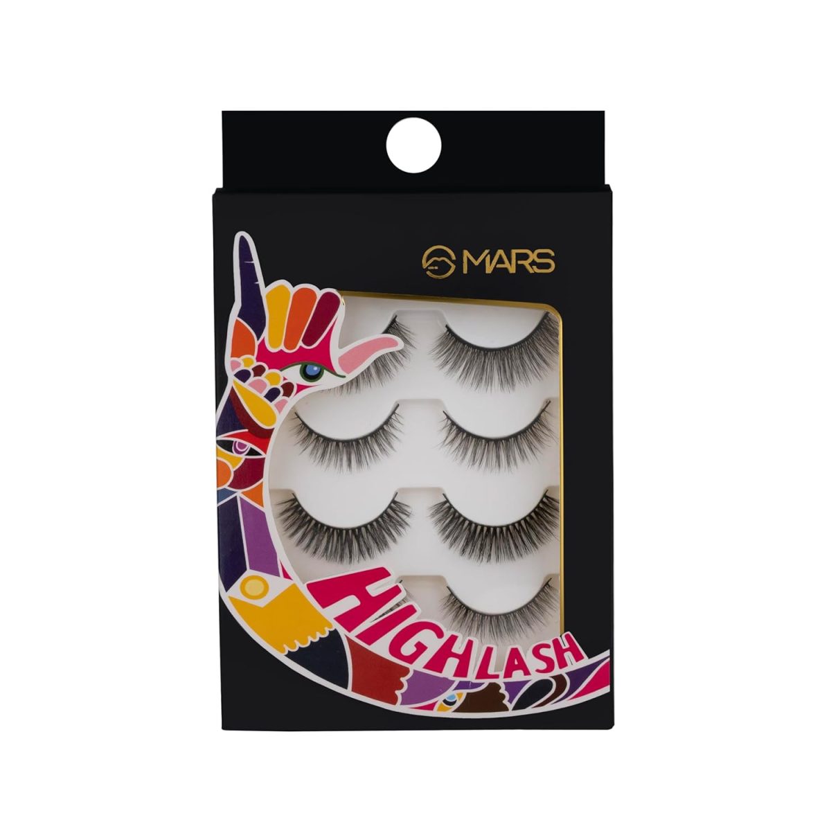 MARS HIGHLASH False Eyelashes for Women Set of 5 | Natural Look for Regular Use | Reusable | Lightweight | Comfortable & Easy to Use | Invisible Band (03-Natural-Dramatic) - Image 2