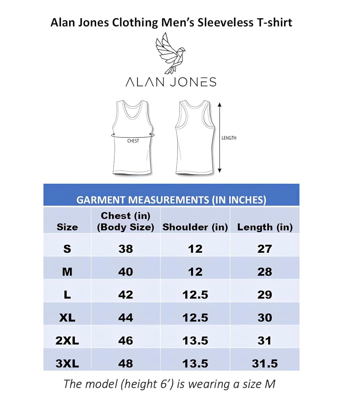 Alan Jones Clothing - Men's Cotton Colorblocked Sleeveless Regular Fit T-shirt - Image 6