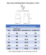 Alan Jones Clothing - Men's Cotton Colorblocked Sleeveless Regular Fit T-shirt - Image 6