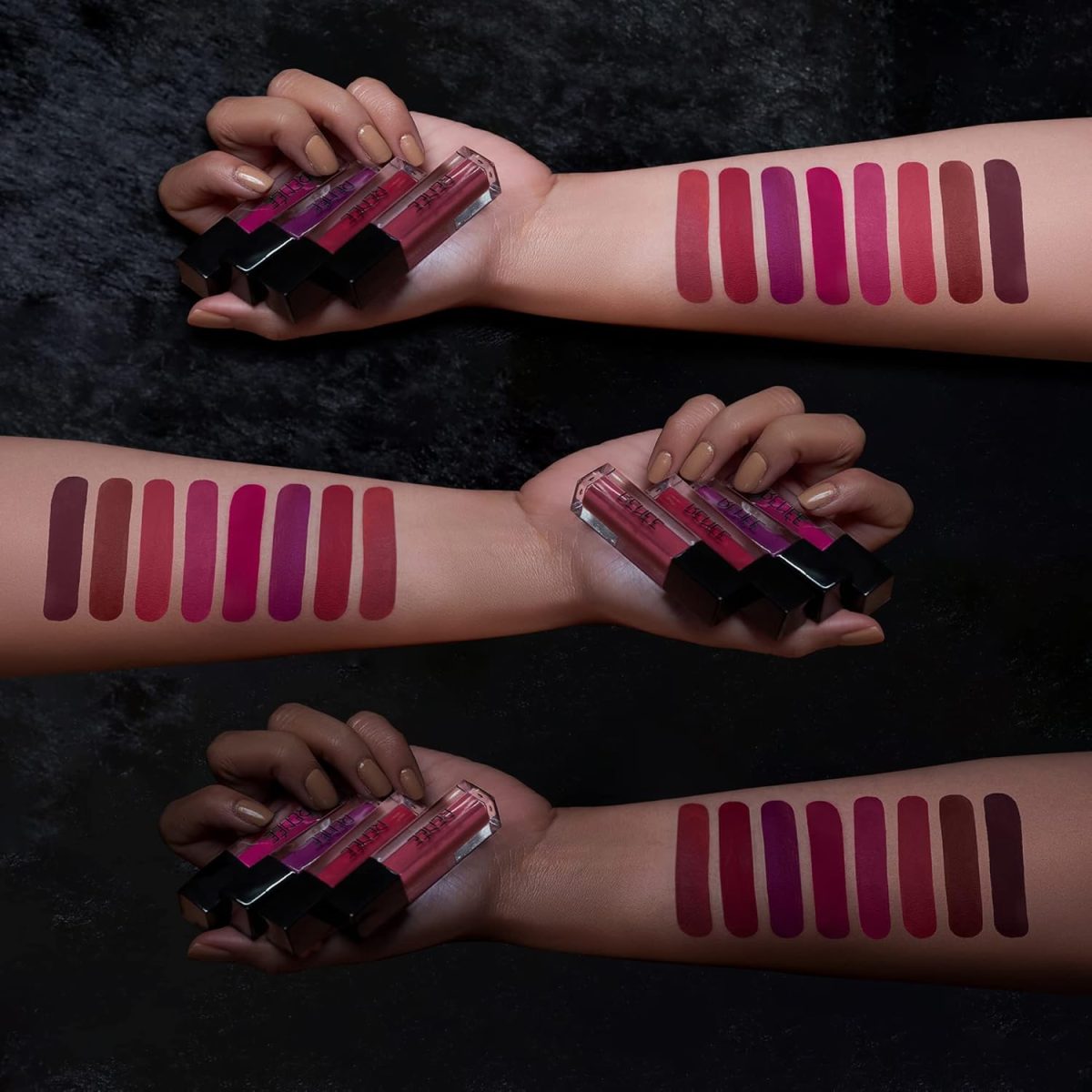 RENEE Stay With Me Mini Matte Lip Color, Long Lasting, Non Transfer, Water & Smudge Proof, Light Weight Liquid Lipstick, Hunger for Berry 2ml - Image 5
