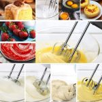 BrenzaFab 260W Electric Hand Mixer | Hand Blender | Egg Beater | Cake Maker | Beater Cream Mix | Food Blender | Whipping Cream, Kitchen Beating Eggs Cake With 7-Speed - Image 3