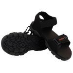 BRUTON Sandals for Men's | Light Weight, Comfortable & Trendy | Soft Footbed | Casual and Stylish Sandals for Walking, Working All Day Black - Image 7