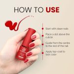 Colors Queen Nail Trend Glossy Nail Polish | Chip Resisting & Quick Drying Nail Paint with High Shine | 7 Toxin Free Formula | Long Lasting & Vibrant Nail Paint for Women (Rose Dust, 13ml) - Image 5