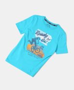 Jockey AB23 Boy's Super Combed Cotton Graphic Printed Half Sleeve Regular Fit T-Shirt (Prints May Vary) - Image 4