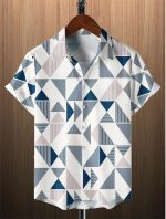 Men Goa Premium Stylish Fashion Branded Graphic Print Cotton Stretchable Fabric Slim Fit Cut Away Collar Casual Shirt - Image 3