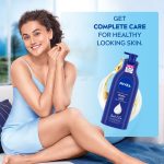 NIVEA Nourishing Body Milk 600ml Body Lotion | 48 H Moisturization | With 2X Almond Oil | Smooth and Healthy Looking Skin |For Very Dry Skin - Image 2